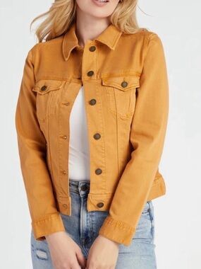 NWT Liverpool Temma Jean Jacket - Golden Yellow Amber Dawn